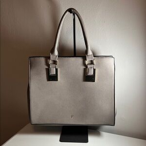 Elegant Gray Tote Bag from Seven Days